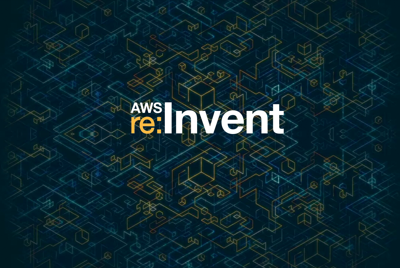 The words AWS re-invent.