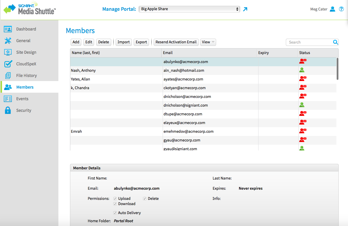 signiant media shuttle server uninstall