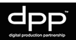 DPP The letters D P P and the words digital production partnership in white text on a black background.