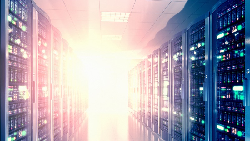 A room full of servers.