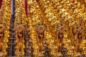 Rows and Rows of Oscar award statues.