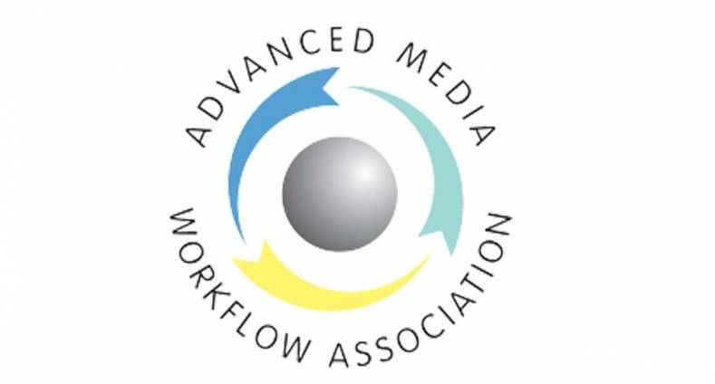 The advanced media workflow association logo.