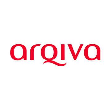 The word Arquiva in red text on a white background.