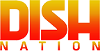 The words Dish Nation in orange text.