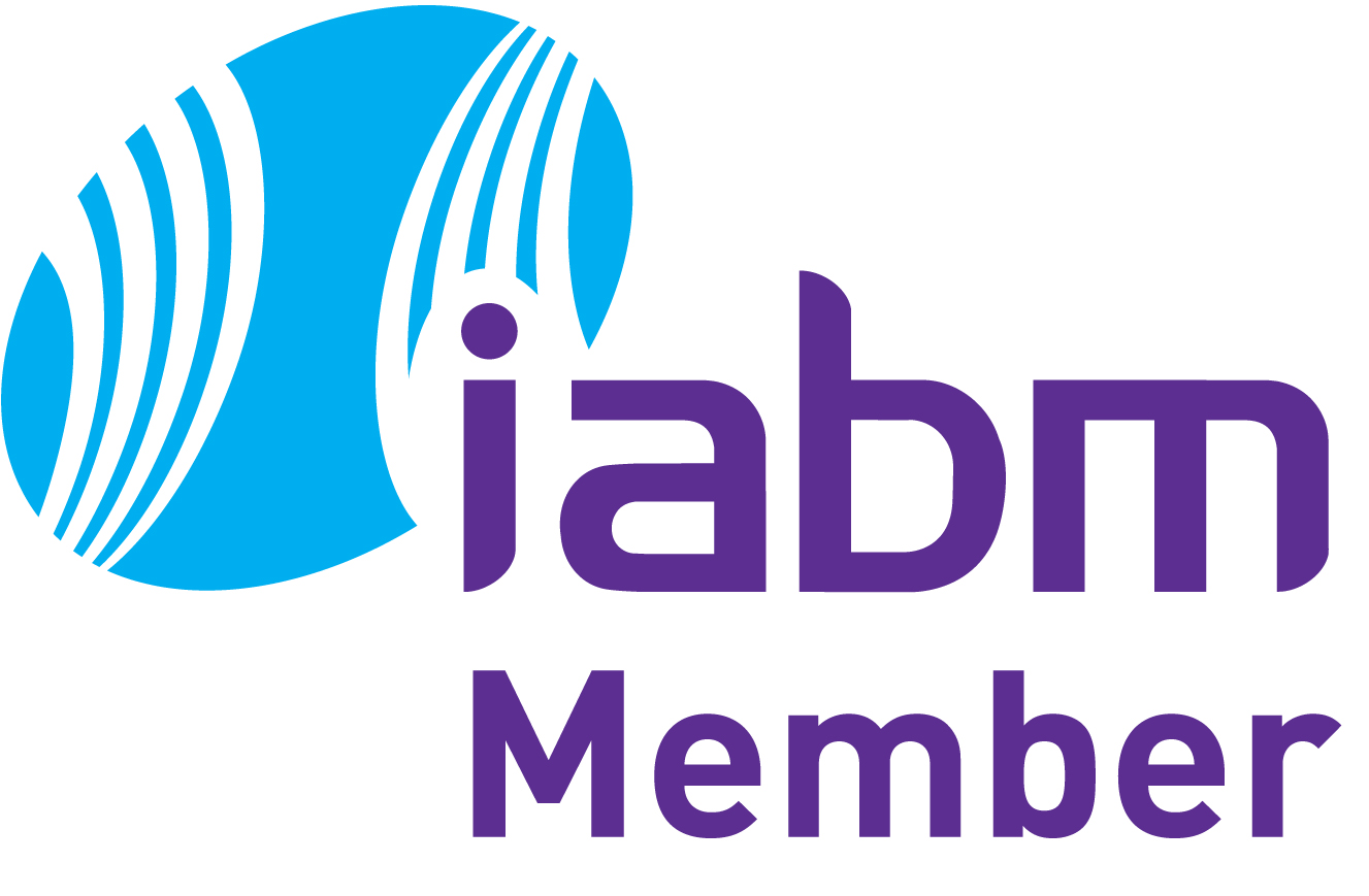 The letters I A B M and the word member in purple text.
