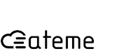 The word Ateme in black text with a cloud at the beginning.
