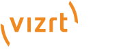 The word vizrt in orange text.