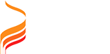 The words prasad ground in white text on a grey background with red and orange curved lines to the left.