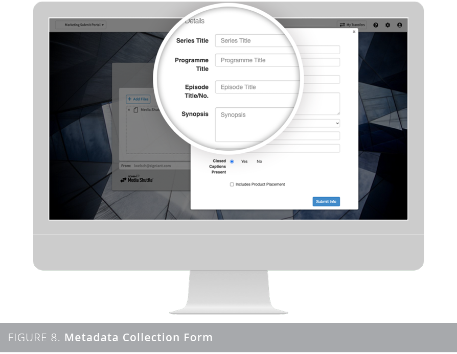 Figure 8: Metadata Collection Form